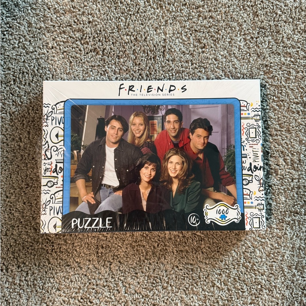 FRIENDS 1000-Piece Jigsaw Puzzle - Cast Photo - Multicolor